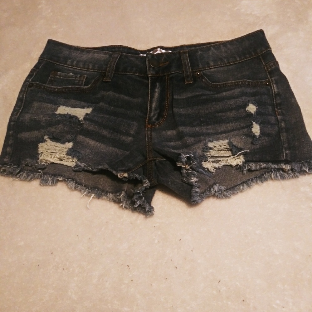 Cutoff Denim Shorts